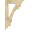 Ekena Millwork Merced Traditional Rough Sawn Bracket, Douglas Fir, 4"W x 22"D x 34"H BKT04X22X34MRC01RDF - alternate 3